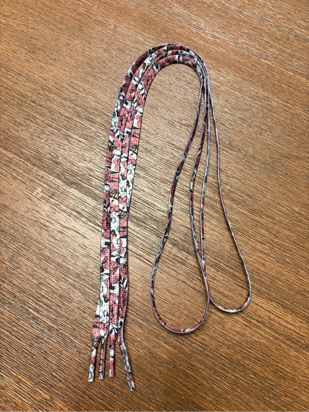 Pink Floral NOBULL shoelaces